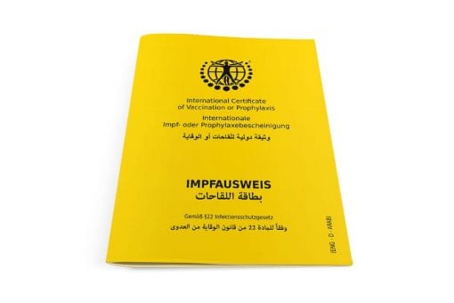 Internationaler Impfausweis Klassik Deutsch-Englisch-Arabisch